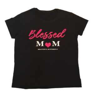 Blessed Mom Sparkle Top